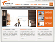 Tablet Screenshot of marbar-logistics.com